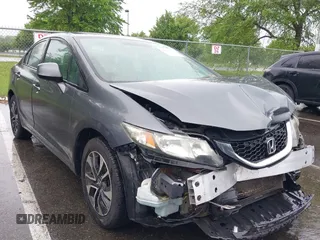 2013 Honda Civic EX z VIN 19XFB2F87DE249311, wystawiony jako IAAI lot #42251689 z przebiegiem 188 368 mil mil oraz . Historia ofert i sprzedaży dostępna na DreamBid. Obrazek 1.
