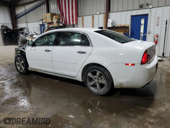2012 Chevrolet Malibu 1LT with VIN 1G1ZC5E05CF203741, listed as a Copart auction lot 80200114 with 58,082 mi miles and Salvage Title. Bid and sale history available at DreamBid. Image 2.