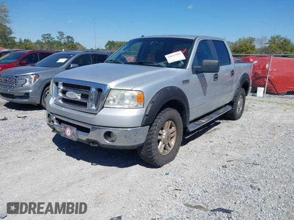 2008 Ford F-150 XLT with VIN 1FTPW14V38FA22141, listed as a IAAI auction lot 41833185 with 254,516 mi miles. Bid and sale history available at carsss.com. Image 20.