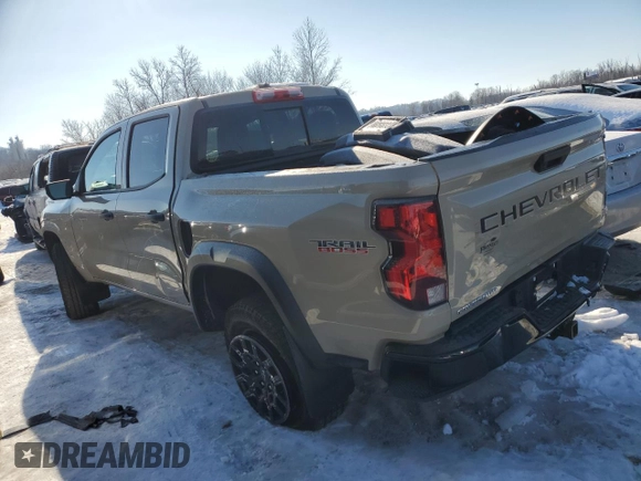 2023 Chevrolet Colorado 4WD Trail Boss with VIN 1GCPTEEK4P1204513, listed as a Copart auction lot 87617505 with Not Provided miles and Salvage Title. Bid and sale history available at carsss.com. Image 2.
