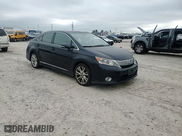 2010 Lexus HS 250h with VIN JTHBB1BA5A2021395, listed as a Copart auction lot 86613024 with 166,612 mi miles and Salvage Title. Bid and sale history available at DreamBid. Image 11.