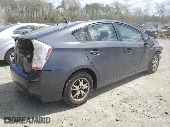 2010 Toyota Prius II with VIN JTDKN3DU5A0244933, listed as a Copart auction lot 53178125 with 236,124 mi miles and Salvage Title. Bid and sale history available at carsss.com. Image 3.