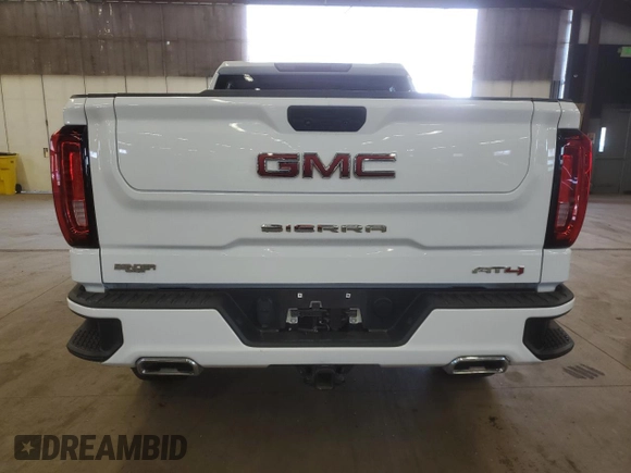 2021 GMC Sierra 1500 AT4 with VIN 3GTP9EEL1MG452089, listed as a Copart auction lot 50997965 with 48,557 mi miles and Salvage title. Bid and sale history available at DreamBid. Image 6.