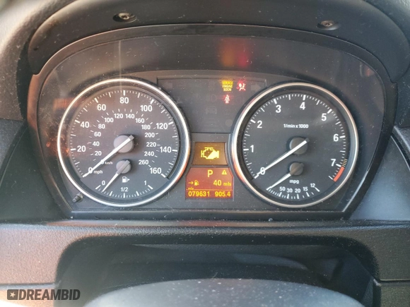 2014 BMW X1 xDrive28i with VIN WBAVL1C51EVY12926, listed as a Copart auction lot 46098205 with 79,631 mi miles and Salvage Title. Bid and sale history available at carsss.com. Image 9.
