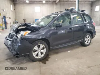 2015 Subaru Forester 2.5i with VIN JF2SJABC6FH838323, listed as a Copart auction lot 60143975 with 103,455 mi miles and Salvage title. Bid and sale history available at DreamBid. Image 1.