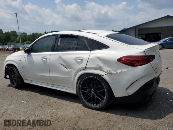 2024 Mercedes-Benz GLE 53 AMG with VIN 4JGFD6BB4RB131297, listed as a Copart auction lot 62172795 with Not provided miles and Clean title. Bid and sale history available at DreamBid. Image 2.