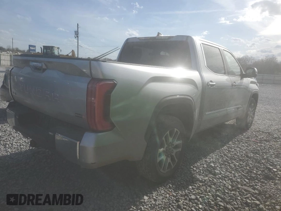 2024 Toyota Tundra 1794 Edition with VIN 5TFMA5DBXRX167302, listed as a Copart auction lot 49960245 with 13,158 mi miles and Salvage title. Bid and sale history available at DreamBid. Image 3.