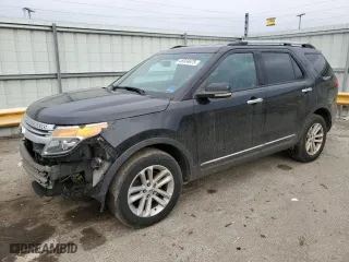 2013 Ford Explorer XLT with VIN 1FM5K8D82DGA90212, listed as a Copart auction lot 46934675 with 195,584 mi miles and Salvage Title. Bid and sale history available at carsss.com. Image 1.