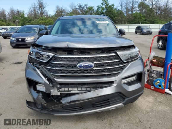 2022 Ford Explorer XLT с VIN 1FMSK8DH4NGA31117, выставлен на аукционе Copart как лот 62887015 с пробегом 24 831 миль миль и Списание • Salvage title. История ставок и продаж доступна на DreamBid. Изображение 5.