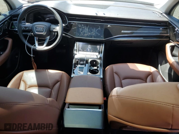2021 Audi Q7 Premium with VIN WA1AJAF71MD041774, listed as a Copart auction lot 56676145 with 46,500 mi miles and Salvage title. Bid and sale history available at DreamBid. Image 8.