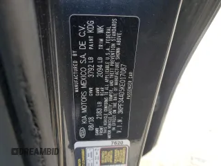 2019 Kia Forte S z VIN 3KPF34AD5KE017087, wystawiony jako Copart lot #54831355 z przebiegiem 106 795 mil mil oraz Szkoda całkowita • Salvage title. Historia ofert i sprzedaży dostępna na DreamBid. Obrazek 12.
