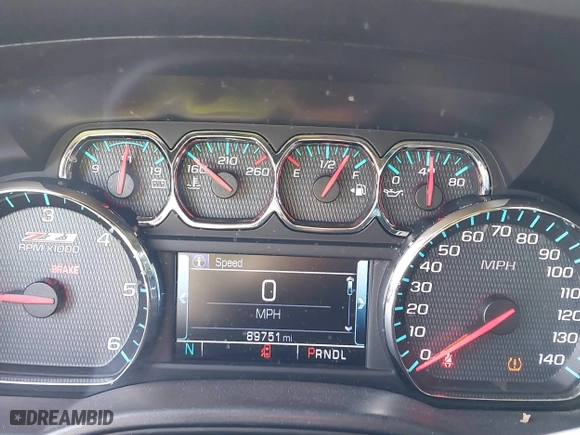 2017 Chevrolet Silverado 1500 LTZ with VIN 3GCUKSEC2HG276942, listed as a IAAI auction lot 41360042 with 89,751 mi miles. Bid and sale history available at carsss.com. Image 15.