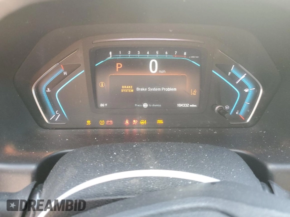 2019 Honda Odyssey Touring with VIN 5FNRL6H85KB022527, listed as a Copart auction lot 43851485 with 104,332 mi miles and Salvage Title. Bid and sale history available at carsss.com. Image 9.