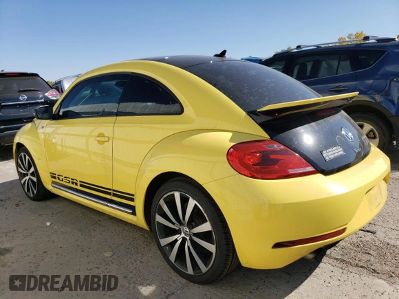 2014 Volkswagen Beetle Turbo R-Line with VIN 3VWVT7AT8EM618182, listed as a Copart auction lot 73380874 with 51,373 mi miles and Salvage Title. Bid and sale history available at DreamBid. Image 2.