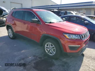 2019 Jeep Compass Sport with VIN 3C4NJCABXKT613530, listed as a Copart auction lot 57901865 with 102,530 mi miles and Salvage title. Bid and sale history available at DreamBid. Image 4.