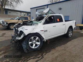 2018 Ram 1500 Big Horn z VIN 1C6RR6LMXJS263317, wystawiony jako Copart lot #47541705 z przebiegiem Nie podano mil oraz Nie do naprawy • Non repairable. Historia ofert i sprzedaży dostępna na DreamBid. Obrazek 1.