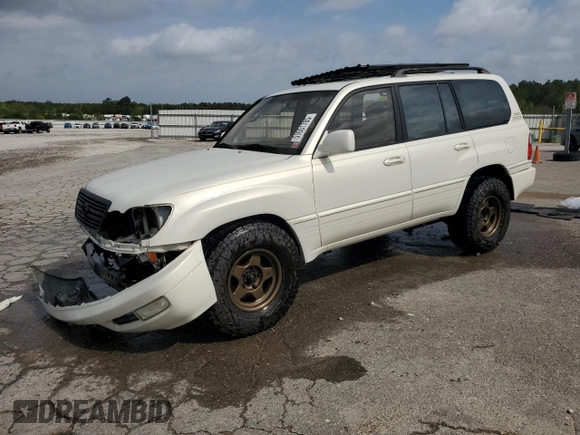 2001 Lexus LX 470 with VIN JTJHT00W913507524, listed as a Copart auction lot 51601785 with 171,779 mi miles and Salvage Title. Bid and sale history available at carsss.com. Image 1.