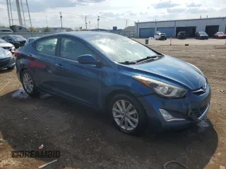 2014 Hyundai Elantra SE z VIN KMHDH4AE3EU095984, wystawiony jako Copart lot #54192135 z przebiegiem 117 551 mil mil oraz Szkoda całkowita • Salvage title. Historia ofert i sprzedaży dostępna na DreamBid. Obrazek 4.