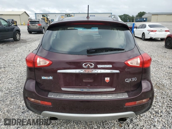 2017 Infiniti QX50 with VIN JN1BJ0RR0HM415754, listed as a Copart auction lot 67928794 with 51,650 mi miles and Salvage Title. Bid and sale history available at carsss.com. Image 6.