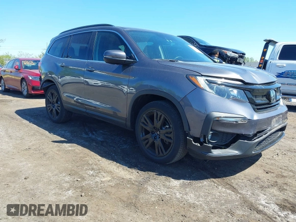 2021 Honda Pilot Special Edition z VIN 5FNYF6H27MB043638, wystawiony jako IAAI lot #42127878 z przebiegiem 50 401 mil mil oraz . Historia ofert i sprzedaży dostępna na DreamBid. Obrazek 1.