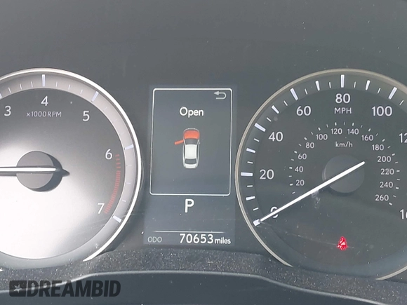 2018 Lexus ES with VIN 58ABK1GG5JU084441, listed as a IAAI auction lot 41516212 with 70,653 mi miles. Bid and sale history available at carsss.com. Image 7.