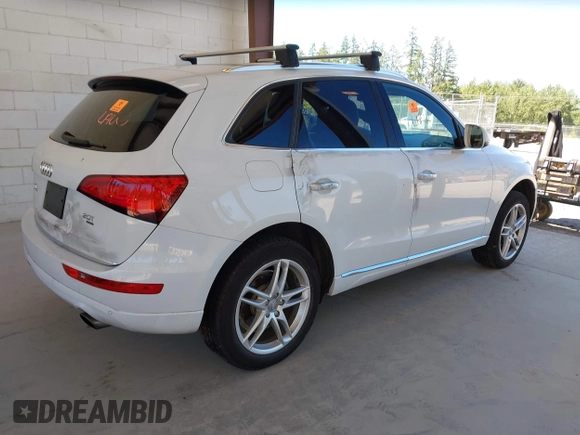 2015 Audi Q5 Premium Plus with VIN WA1LFAFP9FA016930, listed as a IAAI auction lot 42392757 with 76,988 mi miles and . Bid and sale history available at DreamBid. Image 4.