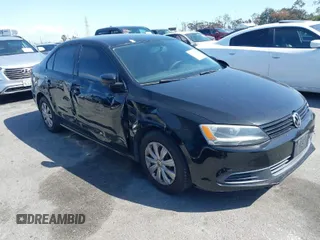 2012 Volkswagen Jetta Sedan S w/Sunroof with VIN 3VW2K7AJ5CM414070, listed as a IAAI auction lot 41966845 with 150,563 mi miles. Bid and sale history available at carsss.com. Image 1.