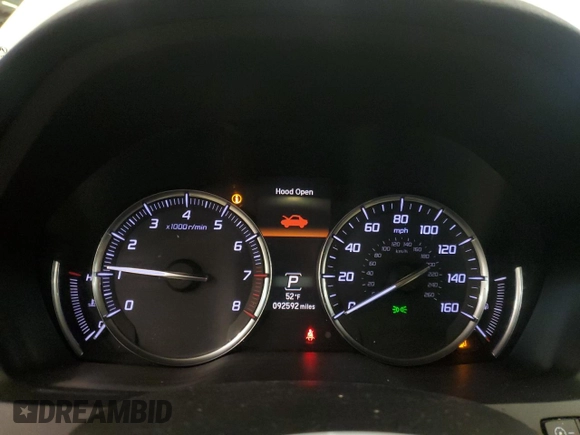 2019 Acura MDX with VIN 5J8YD4H31KL031239, listed as a Copart auction lot 44961055 with 92,592 mi miles and Salvage Title. Bid and sale history available at carsss.com. Image 9.