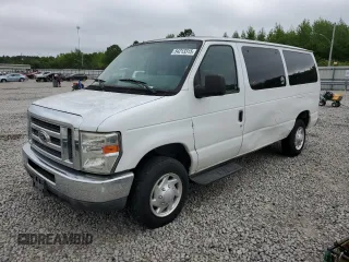 2012 Ford Econoline Passenger XL with VIN 1FBNE3BL5CDA18589, listed as a Copart auction lot 54213315 with 155,051 mi miles and Salvage title. Bid and sale history available at DreamBid. Image 1.
