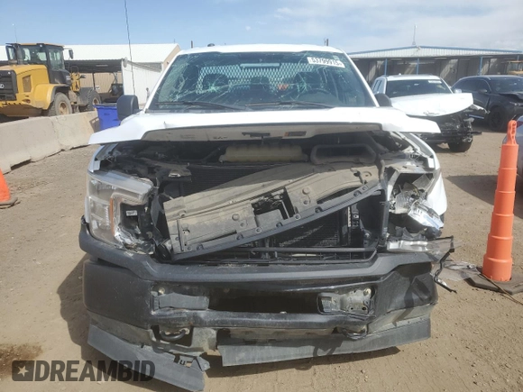 2018 Ford F-150 XL with VIN 1FTMF1E56JKE30616, listed as a Copart auction lot 53799915 with 62,748 mi miles and Salvage Title. Bid and sale history available at carsss.com. Image 5.