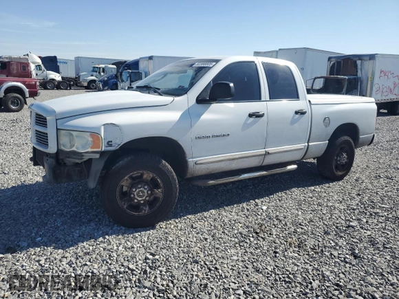 2005 Dodge Ram 2500 ST with VIN 3D7KR28C25G738867, listed as a Copart auction lot 52388805 with 196,106 mi miles and Salvage Title. Bid and sale history available at carsss.com. Image 1.