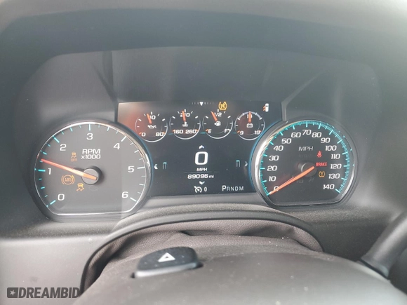 2016 Chevrolet Suburban LTZ with VIN 1GNSKJKC9GR408994, listed as a Copart auction lot 46445695 with 89,096 mi miles and Salvage Title. Bid and sale history available at carsss.com. Image 9.