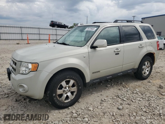 2008 Ford Escape Limited z VIN 1FMCU94118KA78596, wystawiony jako Copart lot #58429665 z przebiegiem 148 988 mil mil oraz Czysty tytuł • Clean title. Historia ofert i sprzedaży dostępna na DreamBid. Obrazek 1.