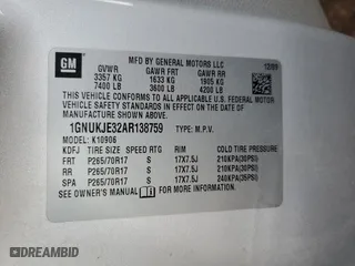 2010 Chevrolet Suburban LT with VIN 1GNUKJE32AR138759, listed as a Copart auction lot 41628475 with 209,813 mi miles and Salvage Title. Bid and sale history available at carsss.com. Image 13.