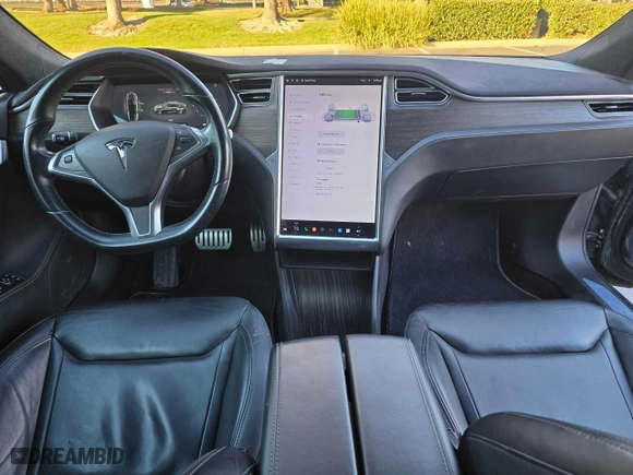 2014 Tesla Model S P85D with VIN 5YJSA1H29EFP62771, listed as a Copart auction lot 45972635 with 74,732 mi miles and Salvage Title. Bid and sale history available at carsss.com. Image 9.
