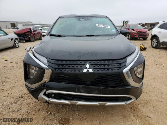 2023 Mitsubishi Eclipse Cross SE with VIN JA4ATWAA5PZ006737, listed as a Copart auction lot 87010554 with 74,147 mi miles and Salvage Title. Bid and sale history available at carsss.com. Image 5.