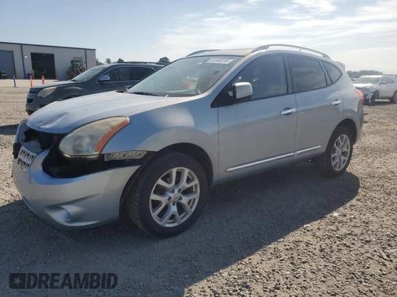 2012 Nissan Rogue S with VIN JN8AS5MV2CW382023, listed as a Copart auction lot 61042015 with 120,742 mi miles and Salvage title. Bid and sale history available at DreamBid. Image 1.