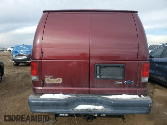2010 Ford Econoline Cargo Commercial with VIN 1FTSE3EL2ADA98814, listed as a Copart auction lot 42414955 with 138,273 mi miles and Salvage Title. Bid and sale history available at carsss.com. Image 6.