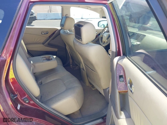 2009 Nissan Murano SL with VIN JN8AZ18W89W138151, listed as a IAAI auction lot 42053921 with 98,498 mi miles. Bid and sale history available at carsss.com. Image 8.
