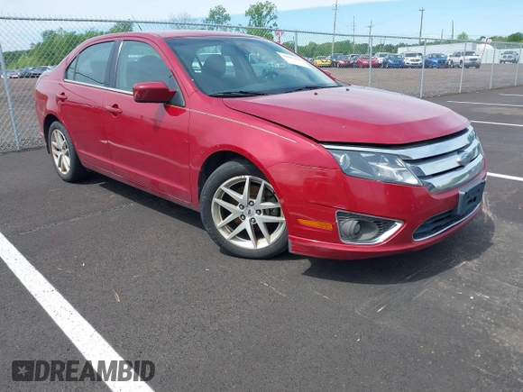 2010 Ford Fusion SEL with VIN 3FAHP0JA6AR231093, listed as a IAAI auction lot 42083182 with 280,939 mi miles. Bid and sale history available at carsss.com. Image 1.