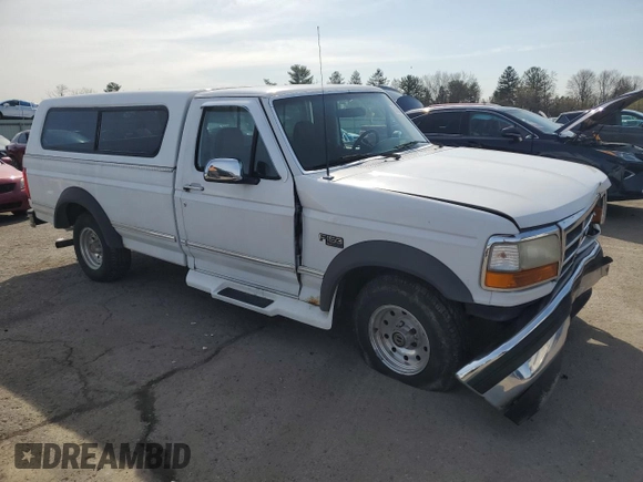1995 Ford F-150 with VIN 1FTDF15Y8SNB13429, listed as a Copart auction lot 51504655 with 275,205 mi miles and Salvage Title. Bid and sale history available at carsss.com. Image 4.
