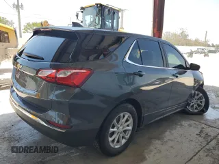2021 Chevrolet Equinox LT with VIN 3GNAXKEV5ML392053, listed as a Copart auction lot 57170525 with 61,907 mi miles and Salvage title. Bid and sale history available at DreamBid. Image 3.