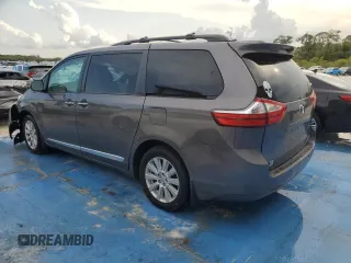 2017 Toyota Sienna XLE z VIN 5TDDZ3DC0HS188413, wystawiony jako Copart lot #53560135 z przebiegiem 187 950 mil mil oraz Szkoda całkowita • Salvage title. Historia ofert i sprzedaży dostępna na DreamBid. Obrazek 2.