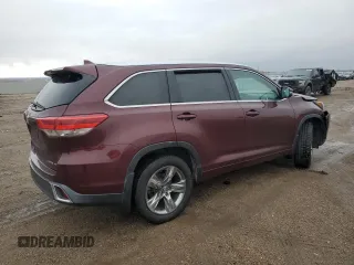 2018 Toyota Highlander Limited z VIN 5TDDZRFH4JS875072, wystawiony jako Copart lot #79820904 z przebiegiem Nie podano mil oraz Szkoda całkowita • Salvage title. Historia ofert i sprzedaży dostępna na DreamBid. Obrazek 3.