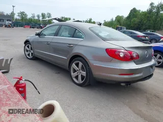 2012 Volkswagen CC Lux PZEV with VIN WVWHP7AN0CE552624, listed as a IAAI auction lot 42134600 with 122,543 mi miles. Bid and sale history available at carsss.com. Image 3.