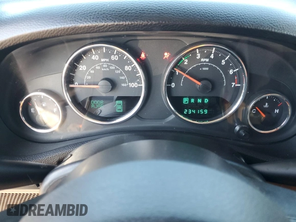 2012 Jeep Wrangler Unlimited Rubicon with VIN 1C4HJWFG9CL276753, listed as a Copart auction lot 62996995 with 234,159 mi miles and Clean title. Bid and sale history available at DreamBid. Image 9.