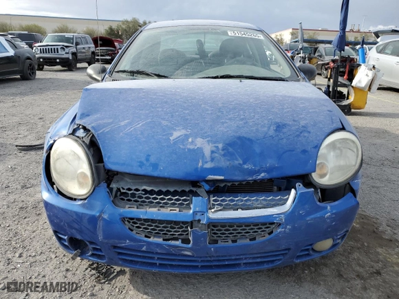 2005 Dodge Neon SXT with VIN 1B3ES56C95D156960, listed as a Copart auction lot 51545265 with 252,504 mi miles and Salvage Title. Bid and sale history available at carsss.com. Image 5.