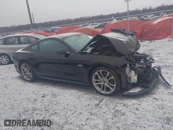 2019 Ford Mustang GT with VIN 1FA6P8CF0K5141232, listed as a IAAI auction lot 41171329 with 87,015 mi miles and . Bid and sale history available at carsss.com. Image 13.