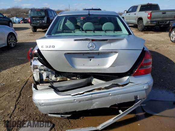 2005 Mercedes-Benz E 320 with VIN WDBUF65J05A610758, listed as a Copart auction lot 50270835 with 74,703 mi miles and Salvage Title. Bid and sale history available at DreamBid. Image 6.