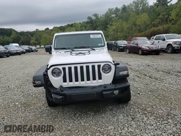 2021 Jeep Wrangler Unlimited Freedom z VIN 1C4HJXDG8MW649807, wystawiony jako Copart lot #72963374 z przebiegiem 17 152 mil mil oraz Szkoda całkowita • Salvage title. Historia ofert i sprzedaży dostępna na DreamBid. Obrazek 11.